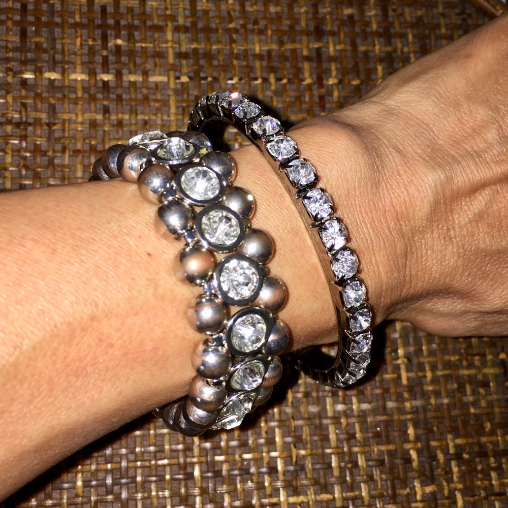 🎀5/$25🎀 NORDSTROM Crystal Rhinestone Bracelets - Picture 3 of 6